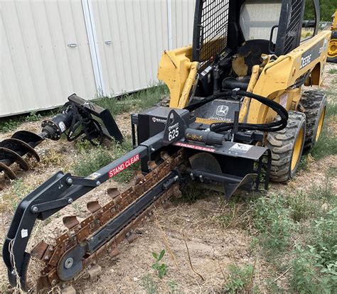 rent skid steer with grapple|skid steer trencher attachment rental.